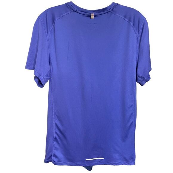 NIKE Dri Fit T Shirt Purple Short Sleeve Round Neck Running Wicking Womens S - Picture 2 of 7